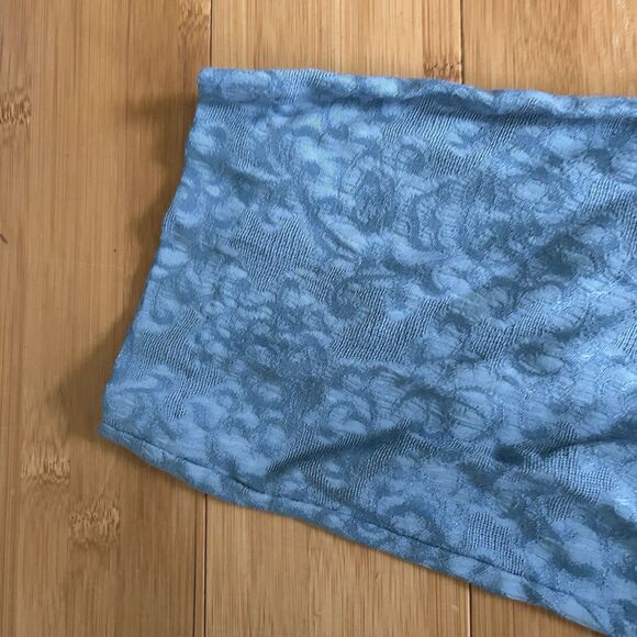 Vtg Kindred Spirit Womens Relaxed Hippie Blue Paperbag Pants XL Elastic Waist - Picture 5 of 7
